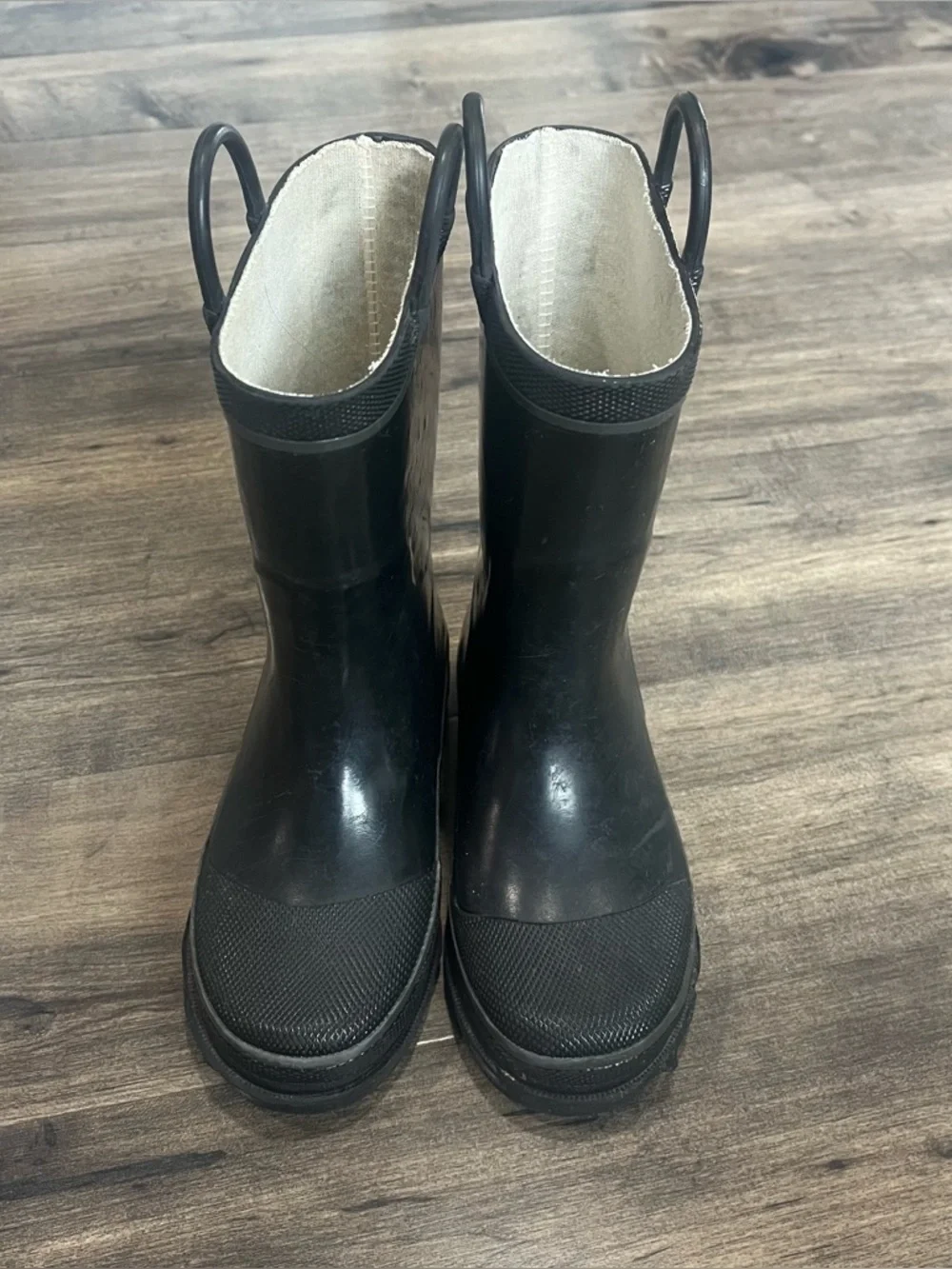 Western Chief Kids Rain Boots Size 11 Kids Toddler Fire Chief 2 Black